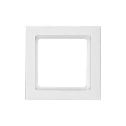 Berker 10116099 Marco Q.3 Polar Blanco, Plástico, Sin Tornillos, Compatible con Cualquier Marca