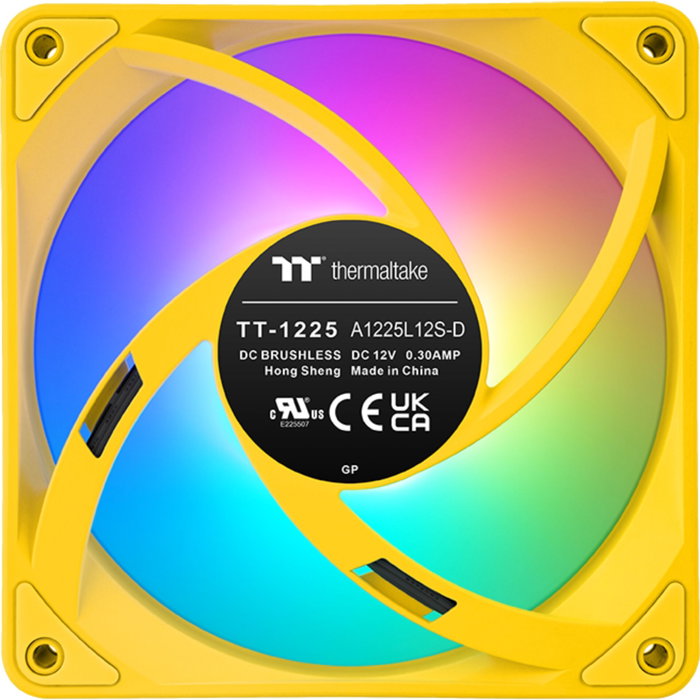 Thermaltake CT120 EX ARGB Sync Bumblebee 3 Pack, Amarillo Thermaltake CT120 EX ARGB Sync Bumblebee 3 Pack, Amarillo