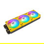 Thermaltake CT120 EX ARGB Ventilador PC Refrigeración Amarillo 120mm 3 Unidades