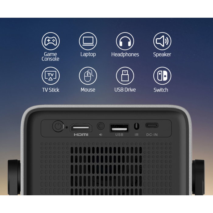 HP MC475 Proyector Full HD Portátil Gris