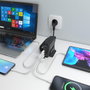 Aisens Cargador Sobremesa GaN 140W 3xUSB-C y 1xUSB-A Negro