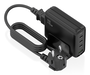 AISENS Cargador Sobremesa GaN 140W, 3x USB-C PD3.1 QC4.0 QC5.0, 1x USB-A QC3.0, Negro