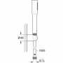 Grohe Set de ducha de 1 chorro con soporte de pared