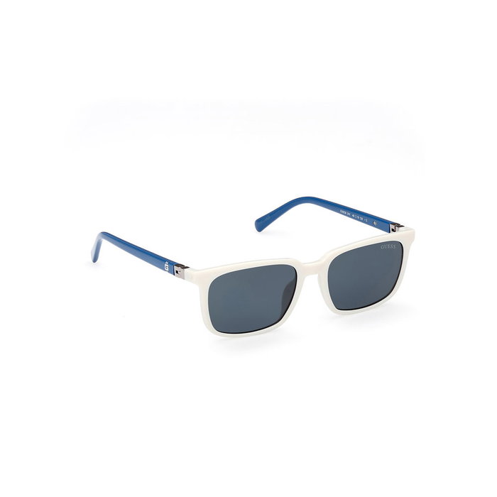 Guess Gafas GU9236 Gafas de Sol para Niños Rectangulares Blanco Cristales Azules 135mm