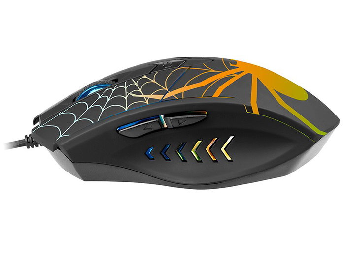 Tracer Black Widow Mysz Gamingowa USB RGB 1600 DPI 6 Przycisków GameZone