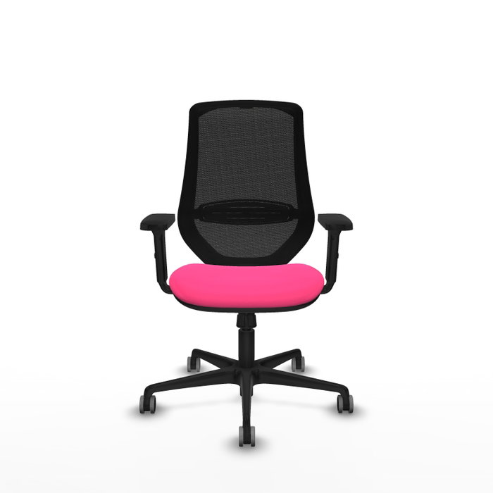 PIQUERAS Y CRESPO Silla de oficina Mardos Rosa y Negro PIQUERAS Y CRESPO Silla de oficina Mardos Rosa y Negro