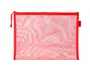 Liderpapel Bolsa Zipper Bag Poliéster Transpirable Multiusos DIN A5 Rojo 175x235x3 mm