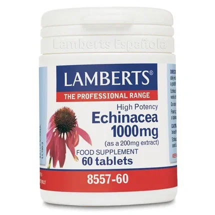 LAMBERTS Equinácea 1000 mg con Vitamina C y Zinc, 60 comprimidos