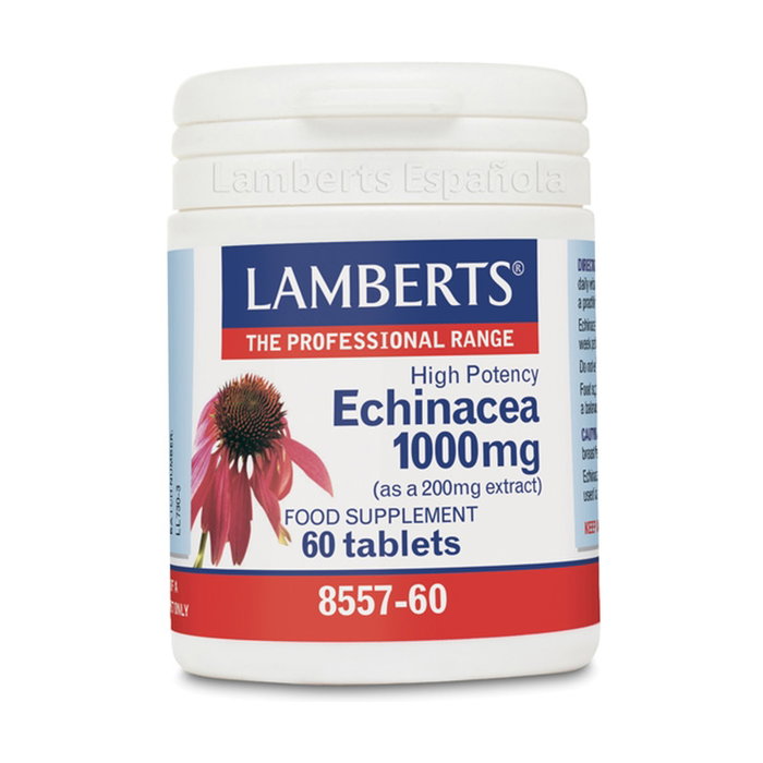 Lamberts Echinacea 1000 mg, 60 Cápsulas - Suplemento de Equinácea Lamberts Echinacea 1000 mg, 60 Cápsulas - Suplemento de Equinácea