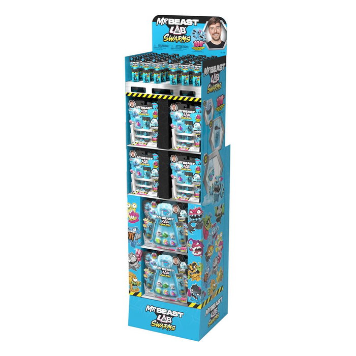 Mr. Beast Lab Swarms Figuras 3 cm Expositor (56)