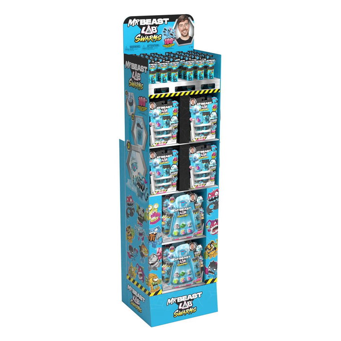 Mr. Beast Lab Swarms Figuras 3 cm Expositor (56)