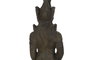 DKD Home Decor Figura de Diosa Javanesa en Cemento Gris Oscuro