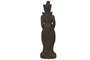 DKD Home Decor Figura de Diosa Javanesa en Cemento Gris Oscuro