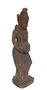 DKD Home Decor Figura de Diosa Javanesa en Cemento Gris Oscuro
