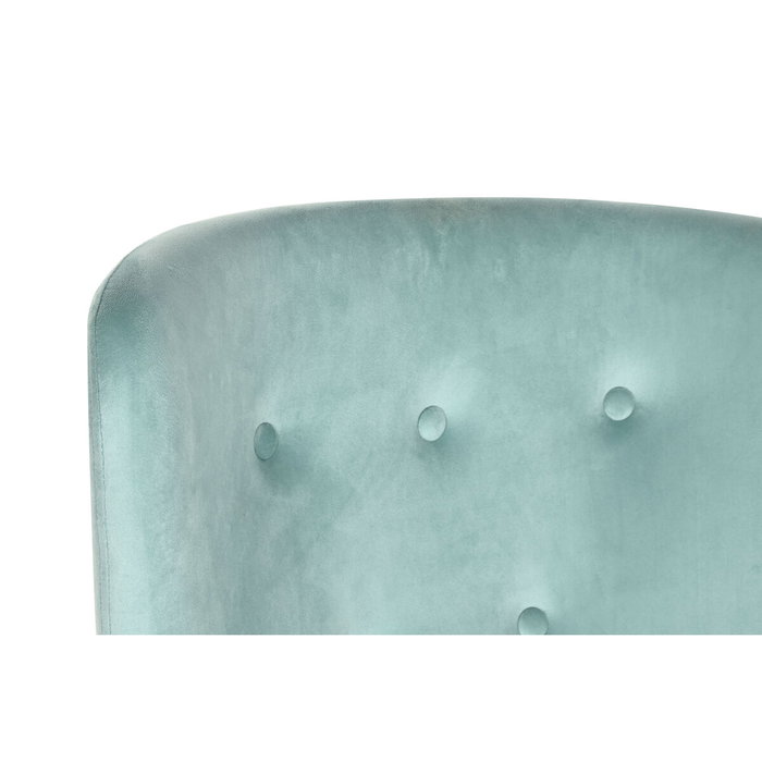 DKD Home Decor Mecedora de Terciopelo Verde Jade