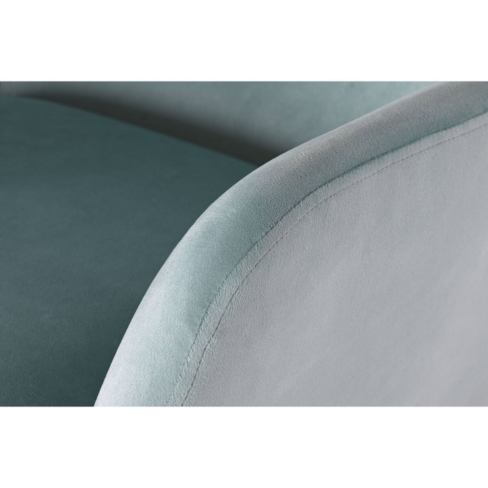 DKD Home Decor Mecedora de Terciopelo Verde Jade