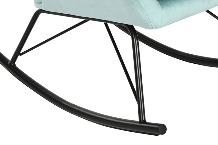 DKD Home Decor Mecedora Verde Jade Negro 90 x 92 x 68 cm