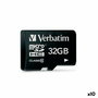 Tarjeta de Memoria SDHC Verbatim 32 GB (10 Unidades)