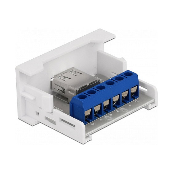 DeLOCK Módulo Easy 45 USB 2.0 Tipo-A hembra a bloque de terminales DeLOCK Módulo Easy 45 USB 2.0 Tipo-A hembra a bloque de terminales