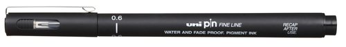 Uniball uni pin calibrado PIN06-200 negro Uniball uni pin calibrado PIN06-200 negro