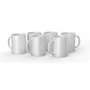 Cricut 2008944 Set de 6 Tazones Cerámicos Blancos de 425 ml, aptos lavavajillas y microondas