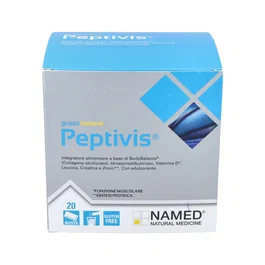 NAMED Peptivis Limon 20 Sobres para Mantenimiento Masa Muscular con Colágeno Hidrolizado y Creatina