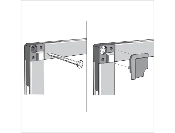 Tablero Corcho Nobo Essence Marco Aluminio 150X120 Cm