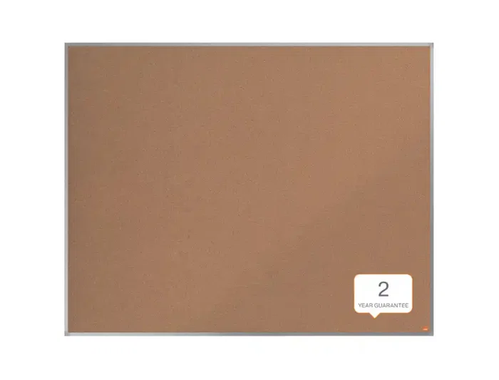 Tablero Corcho Nobo Essence Marco Aluminio 150X120 Cm