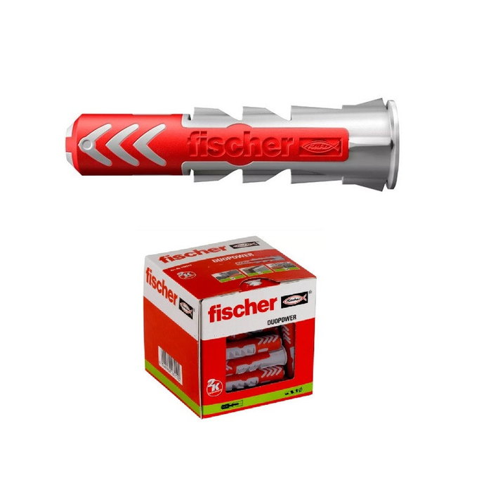 Fischer Taco SX Plus - Expansión en 4 Direcciones, Nylon Reforzado, Para Hormigón y Ladrillo - Ref. 454.1300 a 454.1307 - Caja de 25, 50 o 100 Unidades Fischer Taco SX Plus - Expansión en 4 Direcciones, Nylon Reforzado, Para Hormigón y Ladrillo - Ref. 454.1300 a 454.1307 - Caja de 25, 50 o 100 Unidades