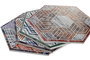 DKD Home Decor Salvamanteles de Dolomita Geométrico Multicolor
