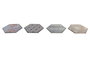 DKD Home Decor Salvamanteles de Dolomita Geométrico Multicolor