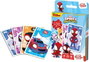 SHUFFLE Juego de Cartas 4 en 1 Disney Spidey, Cartamundi Shuffle Fun