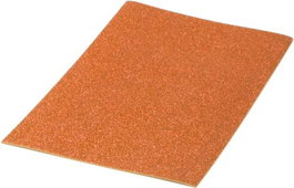 PRYSE Goma Eva Biodegradable con Purpurina Naranja 40x60 cm (Paquete de 10)