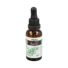 PLANTIS Aceite de Ricino 30ml - Puro 100% para Piel, Cabello, Uñas, Cejas y Pestañas