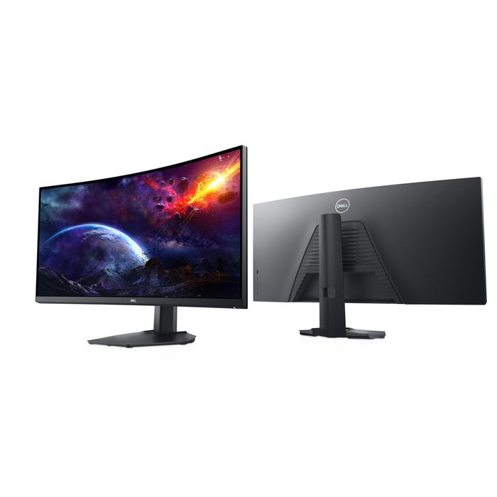 Dell 34 Pulgadas WQHD 3440x1440 Monitor Curvo Gaming 144Hz VESA Display HDR 400 LED VA 1ms
