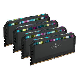 Corsair Dominator Platinum RGB DDR5 RAM 64GB (4x16GB) 6200MHz C32 DIMM Kit - Intel XMP 3.0 - CMT64GX5M4B6200C32