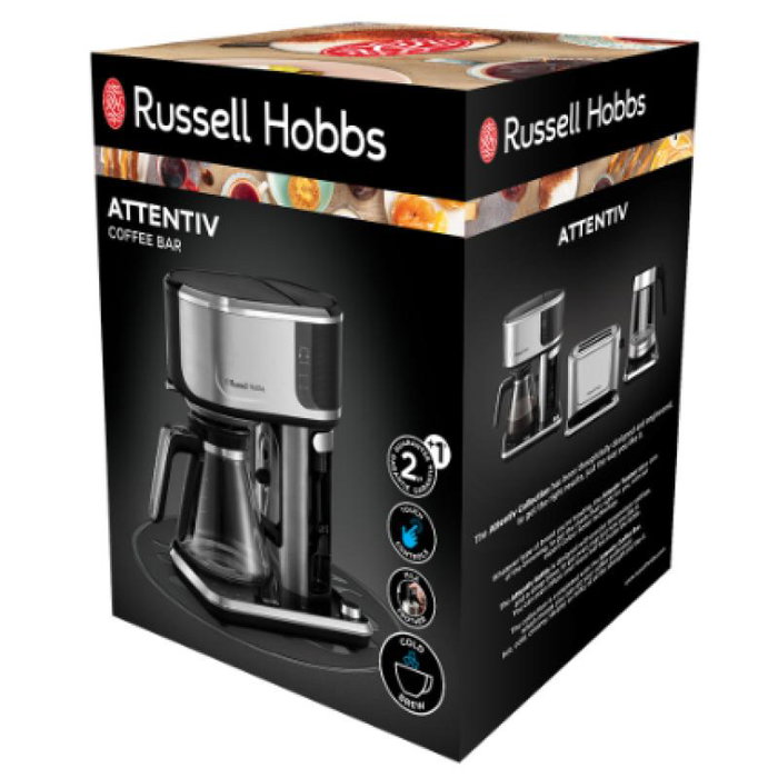 Russell Hobbs Attentiv Coffee Bar 26230-56, Negro/Plata Russell Hobbs Attentiv Coffee Bar 26230-56, Negro/Plata