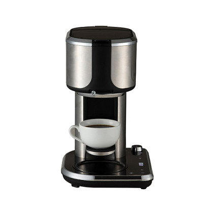 Russell Hobbs Attentiv 26230-56 Cafetera de Filtro Automática, 15 Tazas, Café Molido, Espumador de Leche, Acero Satinado