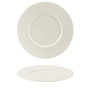 Summa VALET GOURMET Plato Llano de Vitro Porcelana, 32 cm, Color Marfil (Set de 6)