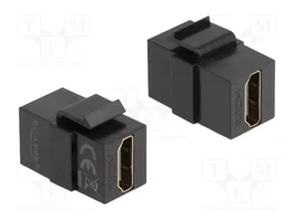 DeLOCK Módulo Keystone HDMI hembra a HDMI hembra, negro