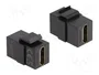 DeLOCK Módulo Keystone HDMI hembra a HDMI hembra, negro