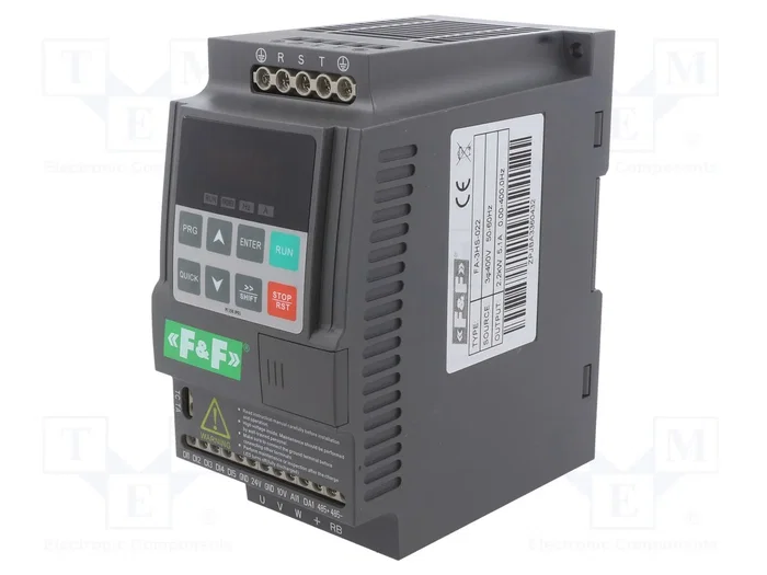 F&F FA-3HS-022 Inversor Trifásico de 2,2kW 3x400VAC F&F FA-3HS-022 Inversor Trifásico de 2,2kW 3x400VAC