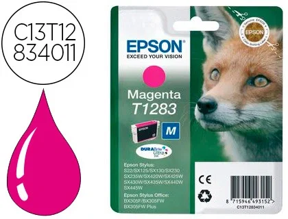 Epson T1283 Cartucho de Tinta Magenta DURABrite Ultra C13T12834012
