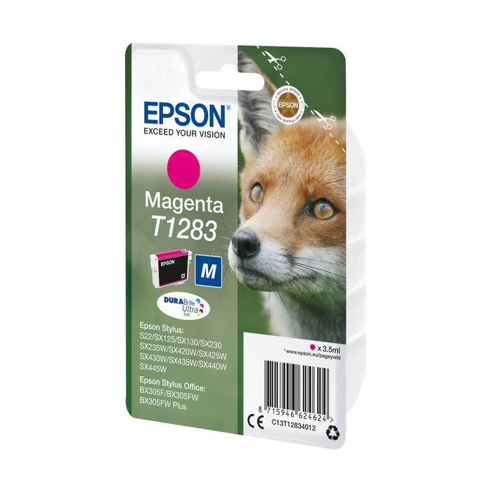 Epson T1283 Cartucho de Tinta Magenta DURABrite Ultra C13T12834012