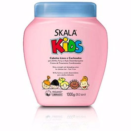 Skala Acondicionador Kids Crema Vegano Infantil con Vitamina E y D-Panthenol, 1000 ml