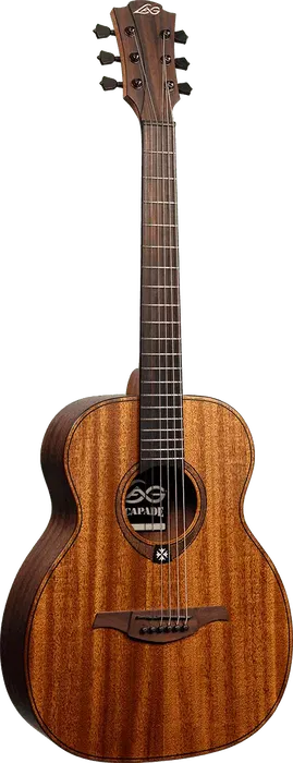 LAG Guitarra Acústica Escapade A/E Zurdos Travel Electroacústica Folk Natural Satinado Zurda