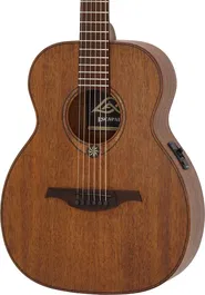 LAG Guitarra Acústica Escapade A/E Zurdos Travel Electroacústica Folk Natural Satinado Zurda