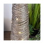 Árbol en forma de cono con 40 leds 80cm dorado