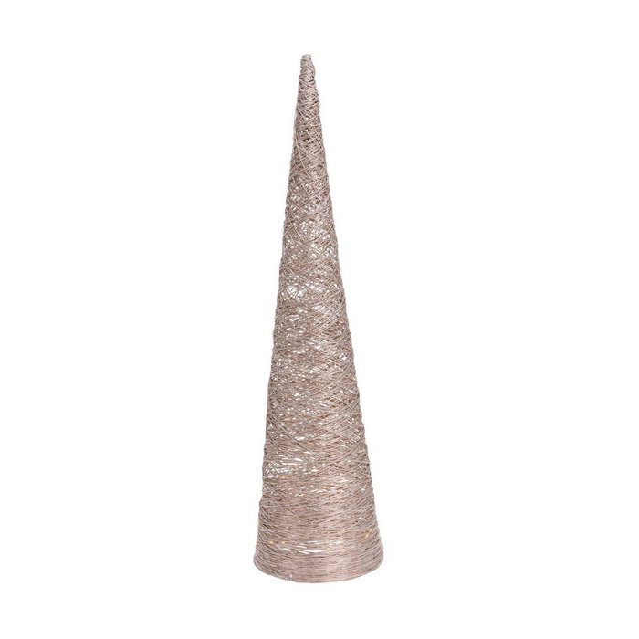 Árbol en forma de cono con 40 leds 80cm dorado Árbol en forma de cono con 40 leds 80cm dorado