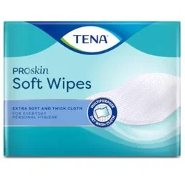 TENA Soft Wipe Toallitas Celulosa Limpiadora 135 Unidades